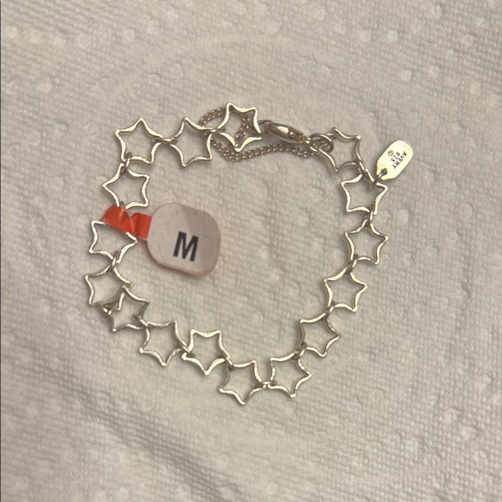 Silver Star Charm Bracelet